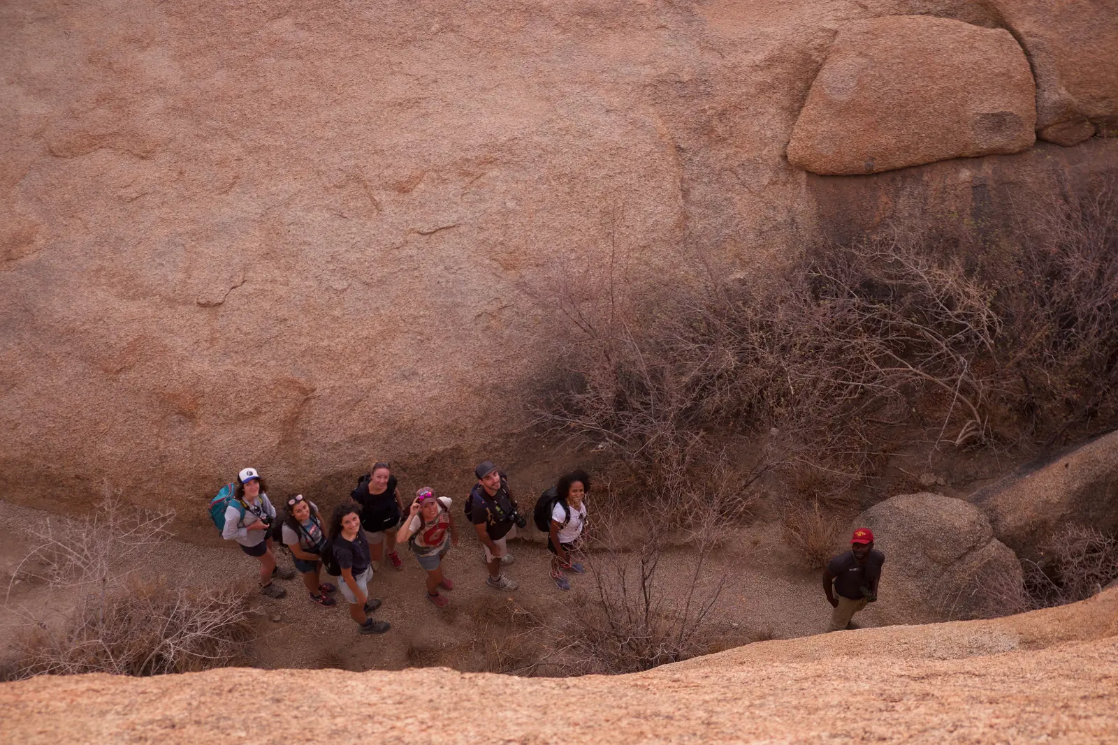 Guide Hors Pistes Namibie en safari avec des voyageurs